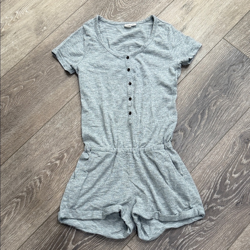 Roxy Heather Gray Knit Top